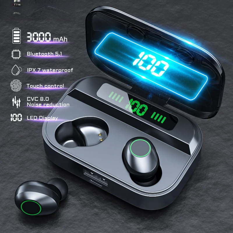 

Новые оригинальные Bluetooth-наушники; Беспроводные наушники; Tws-гарнитура; Спортивные стереонаушники; Водонепроницаемые наушники с шумоподавл...