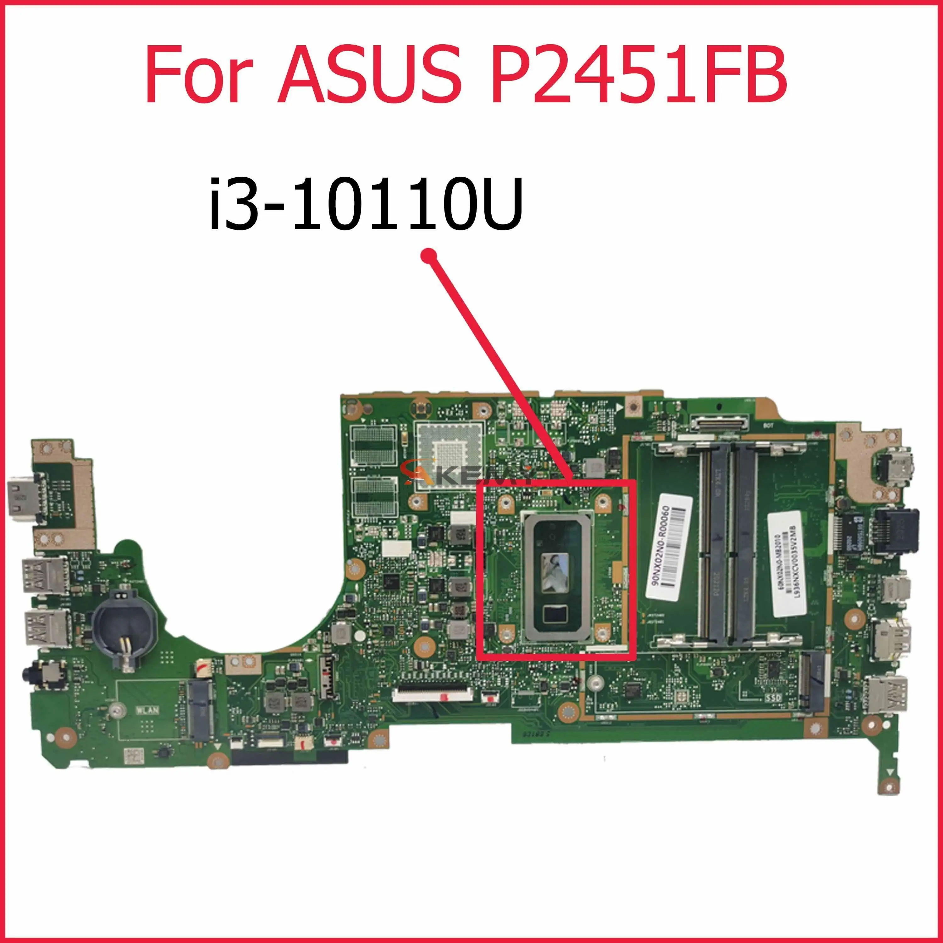 

Материнская плата SAMXINNO P2451FB для ноутбука Asus P2451F P2451FB материнская плата P2451FB тест 100% ОК