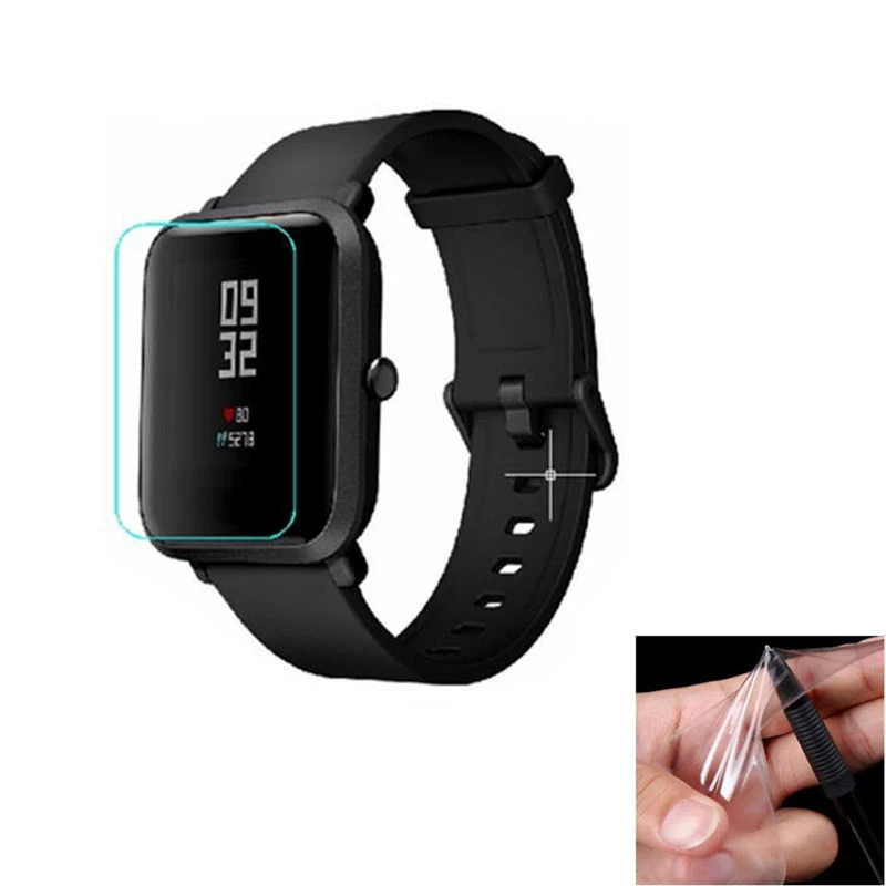 Защитная пленка для смарт-часов Xiaomi Bip GTS 2 mini 3 2e GTR Pro защитная экрана Amazfit не стекло