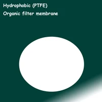 50pcs dia 13mm to 100mm multiple aperture hydrophobic ptfe microporous filter membranedefault aperture 0 22 um organic membrane