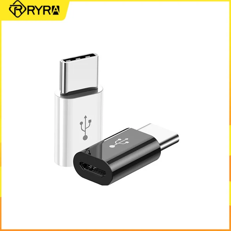 RYRA Micro to Type-C adapter fast charging and intelligent data transmission android to type-c data adapter for smartphone ipad