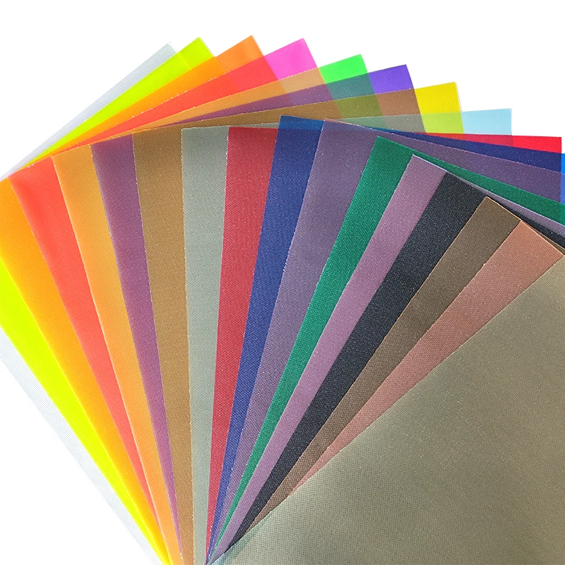 

Translucent PVC Vinyl Fabric Solid Synthetic Leather Sheet For DIY Hair Bow Craft Supplies Home Decoration 0.4mm 30*135CM