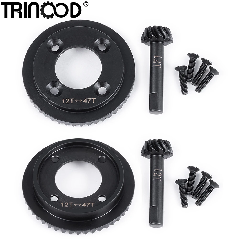 TRINOOD стальной Передний Задний дифференциал переключения передач 47T 12T для 1/8 8IGHT-T
