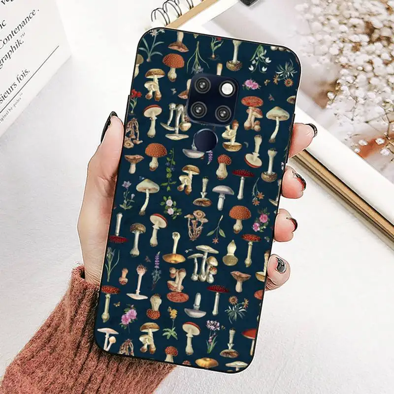 Mushroom Cute Phone Case for Huawei Mate 20 10 9 40 30 lite pro X Nova 2 3i 7se