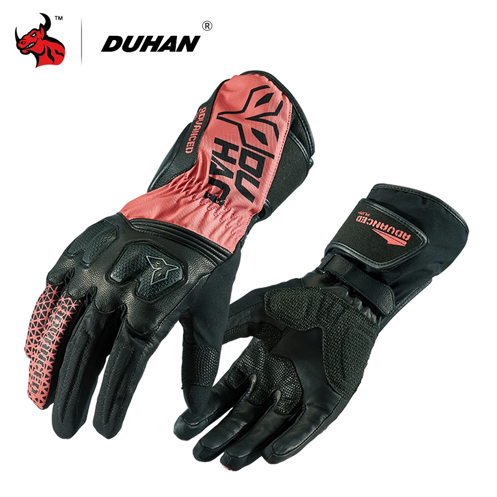 DUHAN Men And Women Waterproof Motorcycle Gloves Warm Motorcycle Protective Gloves Multicolor Anti-drop Touchscreen Gloves