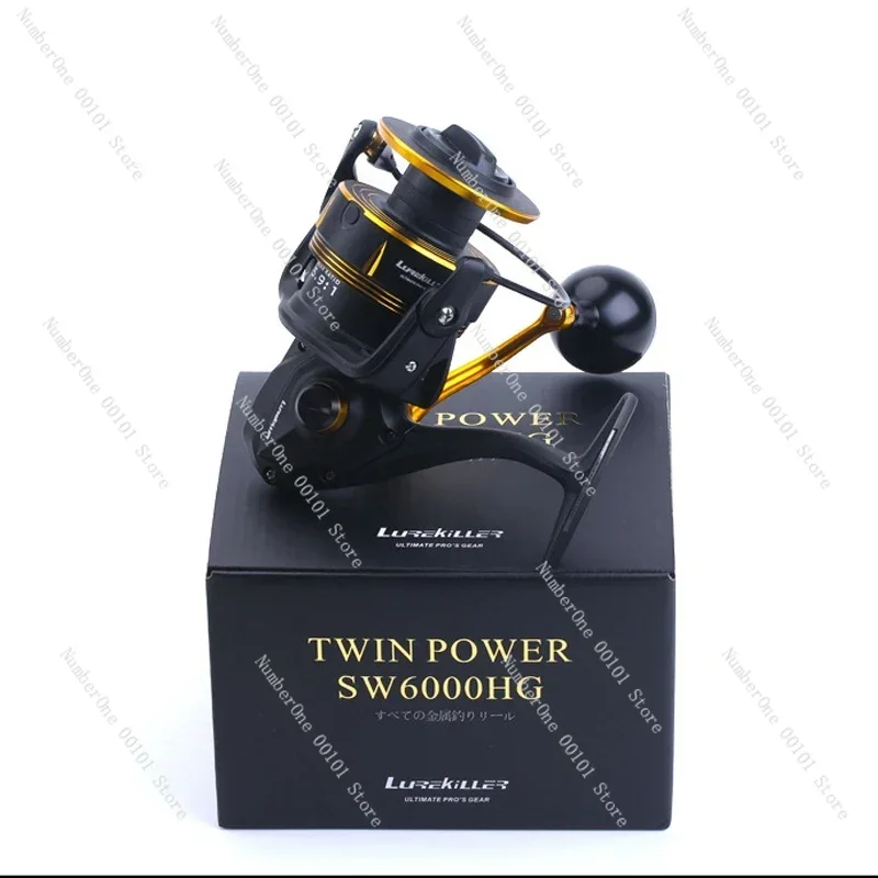 Рыболовная катушка серии Lurekiller TWINPOWER японская рыболовная для дальнего заброса