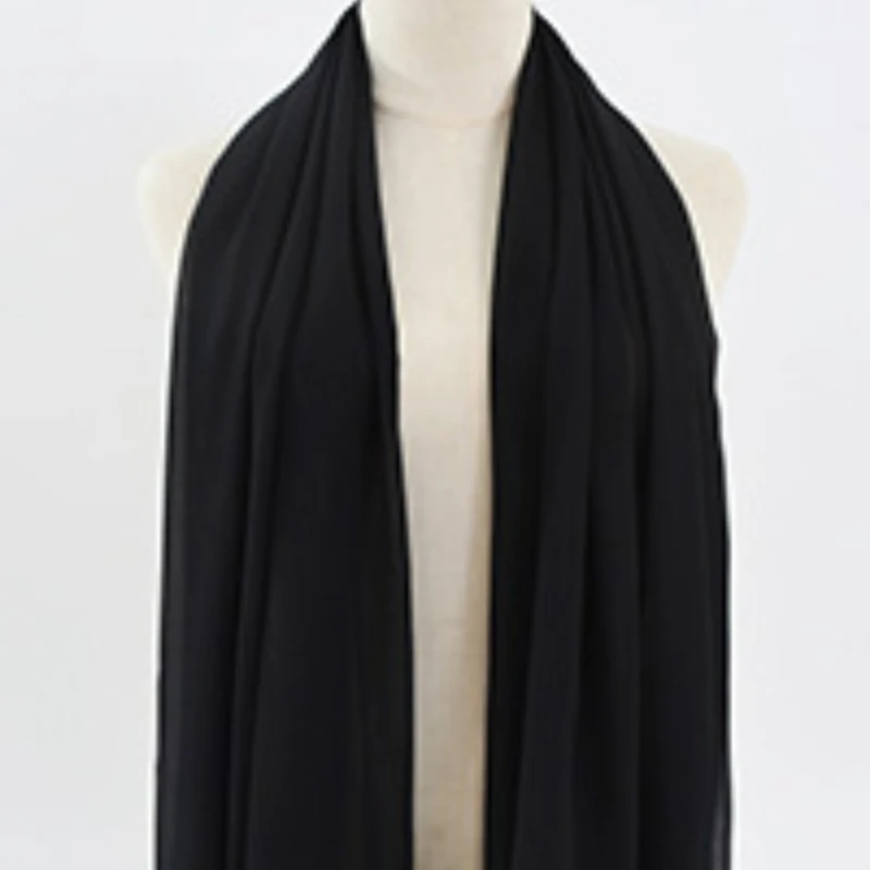 

70*180cm Muslim Chiffon Hijab Shawl Scarf Women's New Solid Color Hijab Women's Turban Scarf Women's Square Scarf