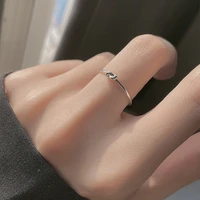 classic 925 silver plated ring women interlocking open ring for women ladies luxury wedding party anniversary gifts charm