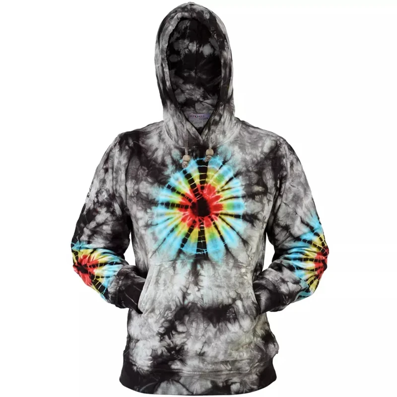 Мужская толстовка с 3d принтом тай-дай красочный индивидуальный пуловер модная
