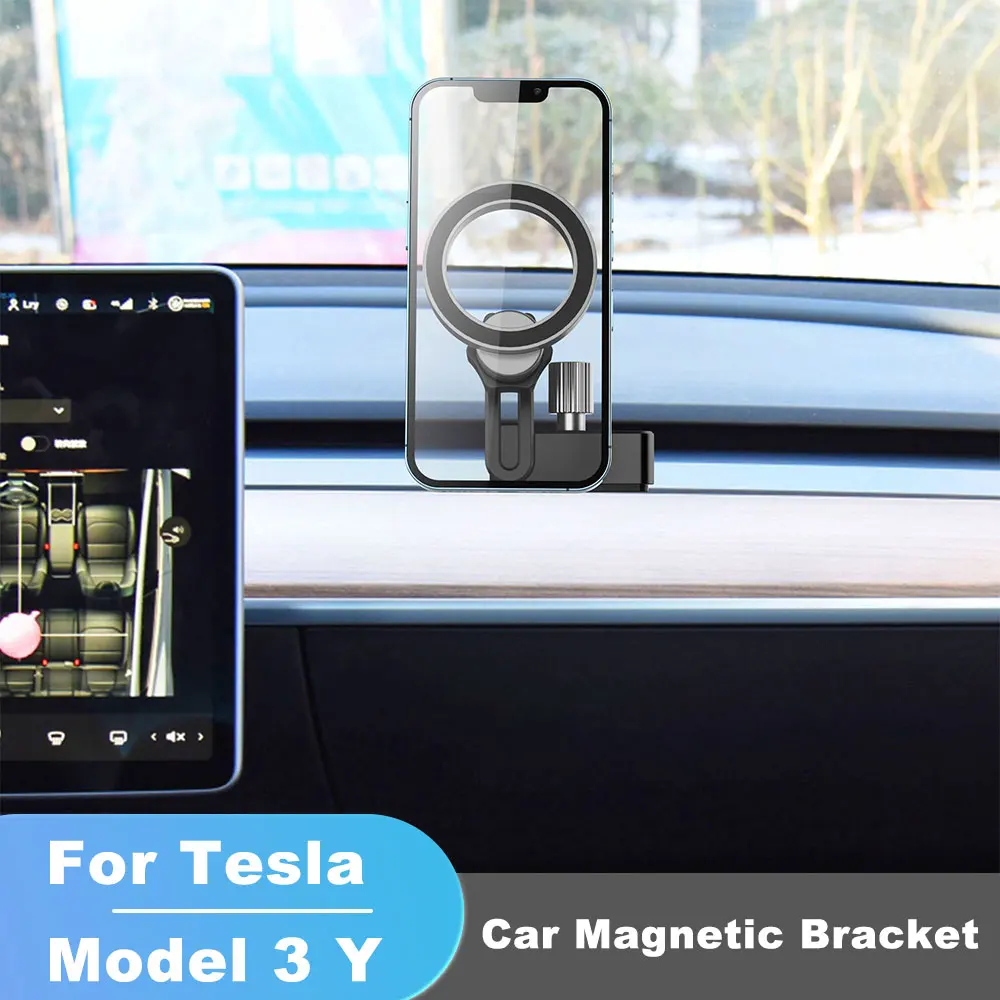 

For Model 3 Model Y Magnetic Car Vent Holder Fit for Tesla Auto Phone Mount Designed Mobile Phone Bracket for All Phone