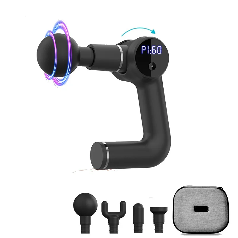 

Массажный пистолет Fascia Для Глубоких тканей, Электрический массажер для стимуляции мышц шеи и тела, перкуссионный пистолет для облегчения б...