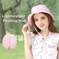 outfly cool bucket hat summer ladies fashion sun hat foldable short brim light breathable outdoor man hat multiscene 55 60cm