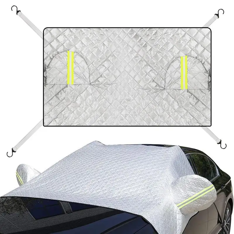 

Windshield Sun Shade Large Area Protection Car Windshield Protector All Weather Winter & Summer Front Window Automotive Covers
