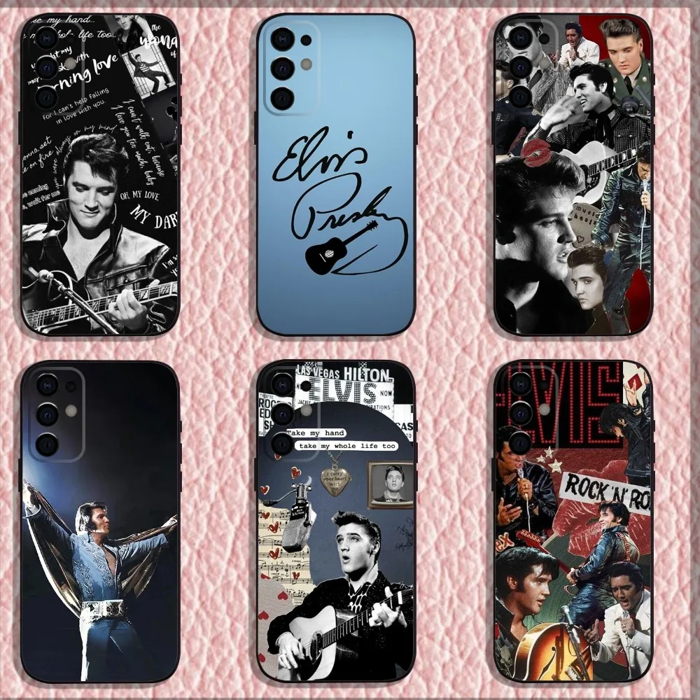 Чехол для телефона Singer Cat King E-Elvis Samsung S24 S21 S22 S23 S30 Ultra S20 Plus Fe Lite Note 10 9 5G черный мягкий