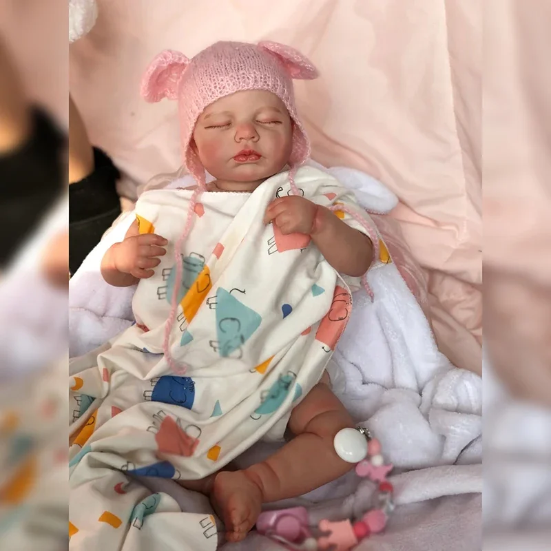 Кукла для новорожденных ручной работы Реалистичная Спящая кукла-реборн Loulou