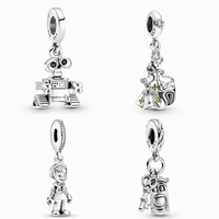 925 sterling silver charm beads little cute elephant dangle dog charms fit pandora 925 original bracelet silver jewelry