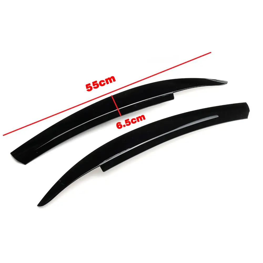 2 шт. накладки для фар автомобиля для VW Scirocco R GTS 2008-2017 глянцевый черный/углеволокно отделка головной части брови ресницы аксессуары.