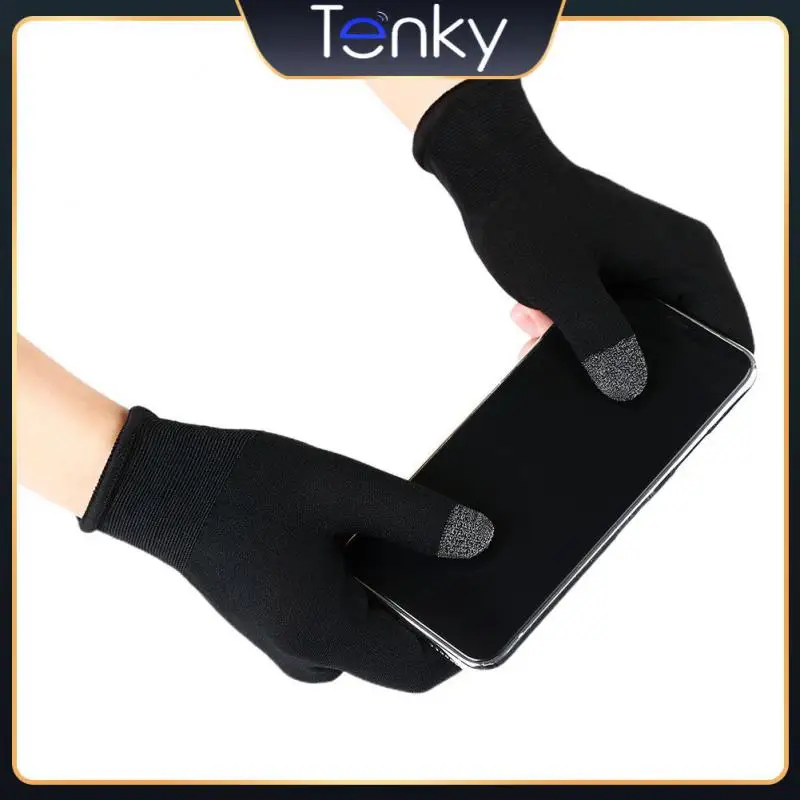 

Hand Cover Sensitive Portable Finger Cots 2pcs Non-scratch Finger Sleeve For Gamer Finger Thumb Sleeve Gloves Sweat Proof