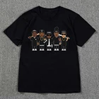 Футболка NWA Мужская прямая из офисной Ткани в стиле хип-хоп