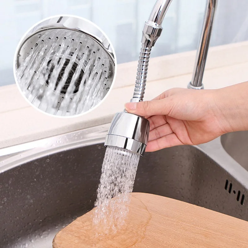 

Faucet Extender Booster Shower Wate Head Anti Splash Tap with Saving Watertap Kitchen Bath Rotatable Faucet Sprayer Kitchen