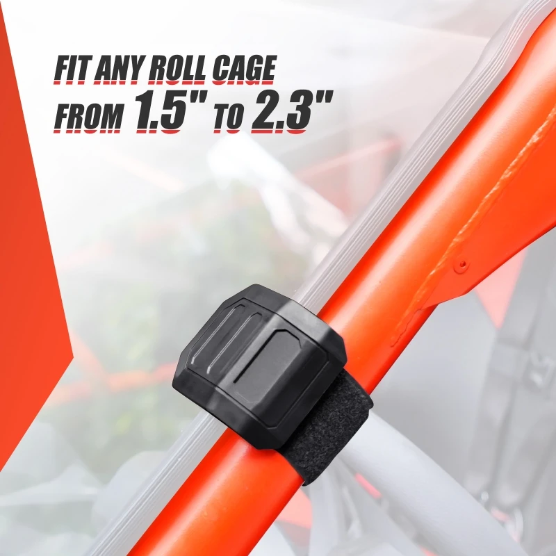 Комплект регулируемых монтажных зажимов для лобового стекла UTV упаковка из 2 шт.