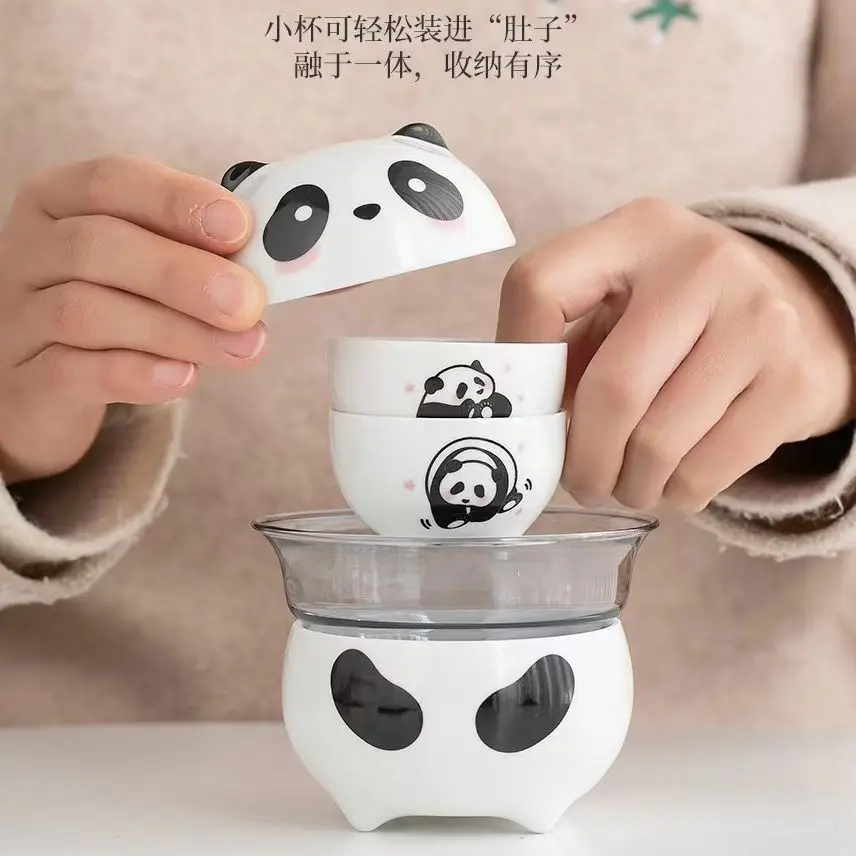 Дорожный чайный набор с одной чашкой и тремя наполнителями семейный уличный