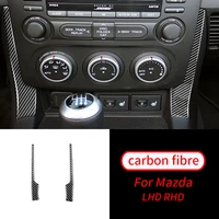 for mazda mx 5 miata 09 15 1pcs real carbon fiber central console side panel trim car interior accessories car interior supplies
