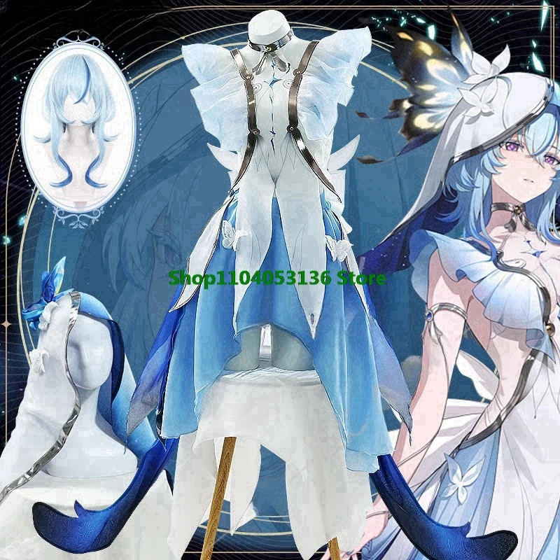 Костюм для косплея Шорроцевар парик игра волны электронное платье Крисница