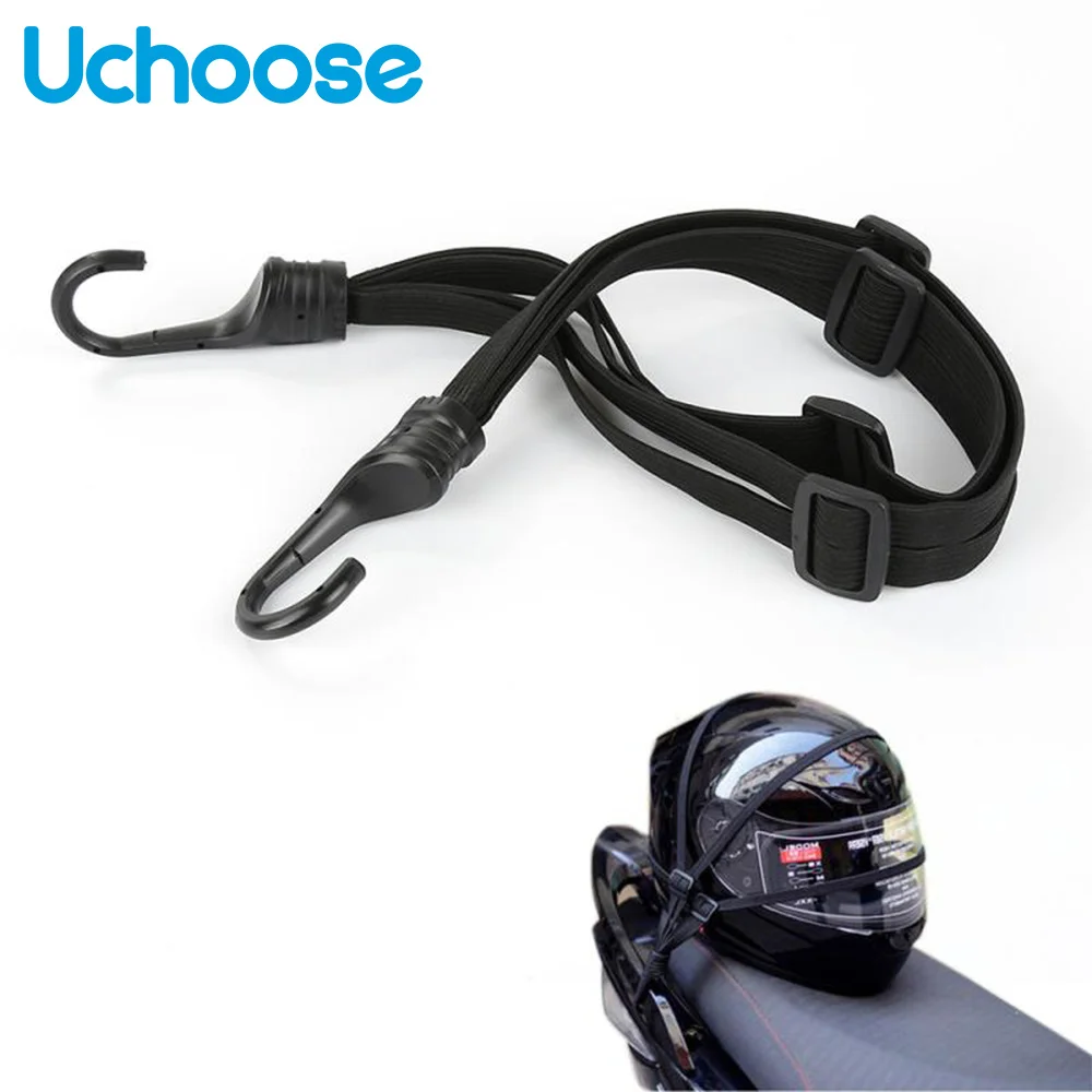 

Pocket Electric Car 1pc 60CM Retractable Motorcycle Thick Bold Straps Motor Helmet Luggage Elastic Rope Luggage Bag Helmet Net