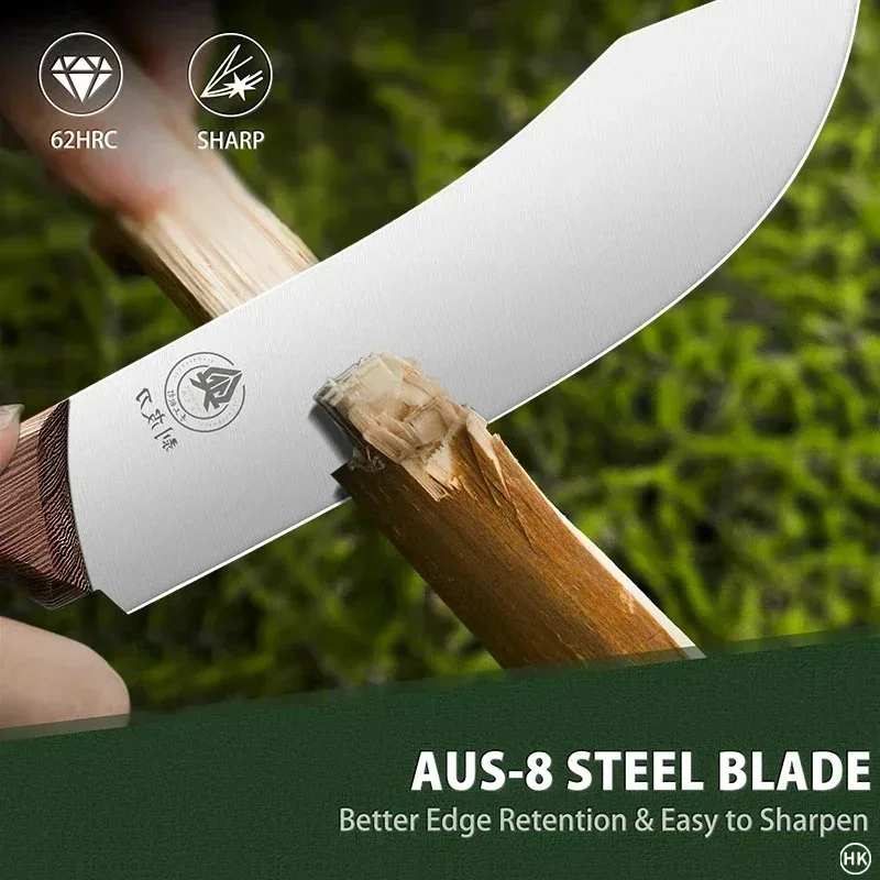 PLYS Супер Острый Изогнутый Нож Для Костей - Портативный Устриц/оливкового Цвета Из