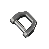 d shape buckles titanium d ring horseshoes buckle for diy leather craft purse drop shipping