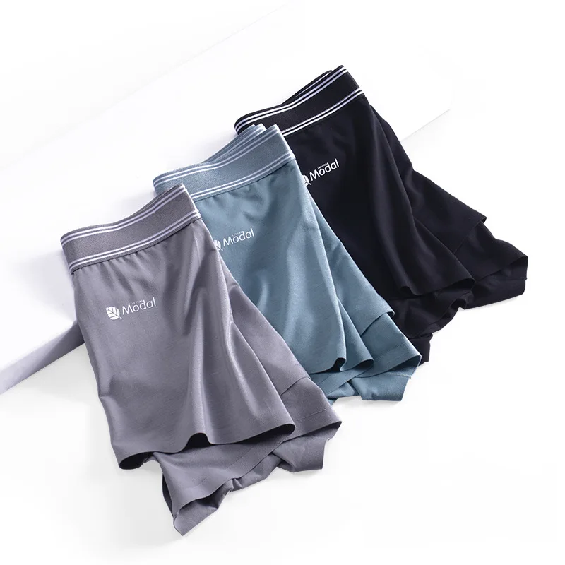 3Pcs High-quality Modal Men's Panties Thin Traceless Briefs Men's Plus Size 4XL Boxer Briefs Mens Boxers Pack Boxer Hombre Men
