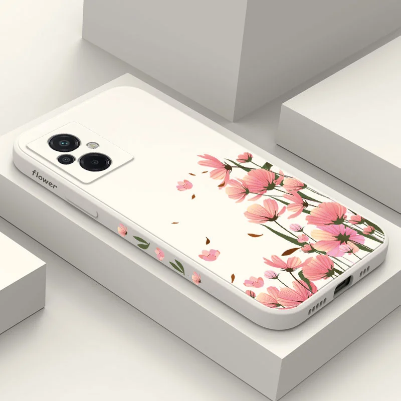 

Sunrise Safflower Phone Case For Xiaomi Poco M5 M5S X5 F5 F4 X4 M4 F3 X3 M3 F2 X2 Pro C40 4G 5G GT Liquid Silicone Cover