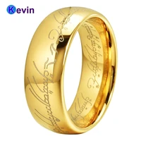 6mm 8mm dropshipping wholesale tungsten finger ring for men women fashion engagement wedding band laser engraved comfort fit