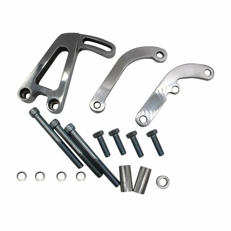 Полированный алюминиевый Монтажный кронштейн насоса гидроусилителя руля для Chevy