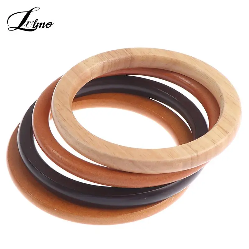 

Round Handcrafted Wooden Handle Bag Handle Bag Accessory Wooden Root Handle Wooden Circle Handle Environmental