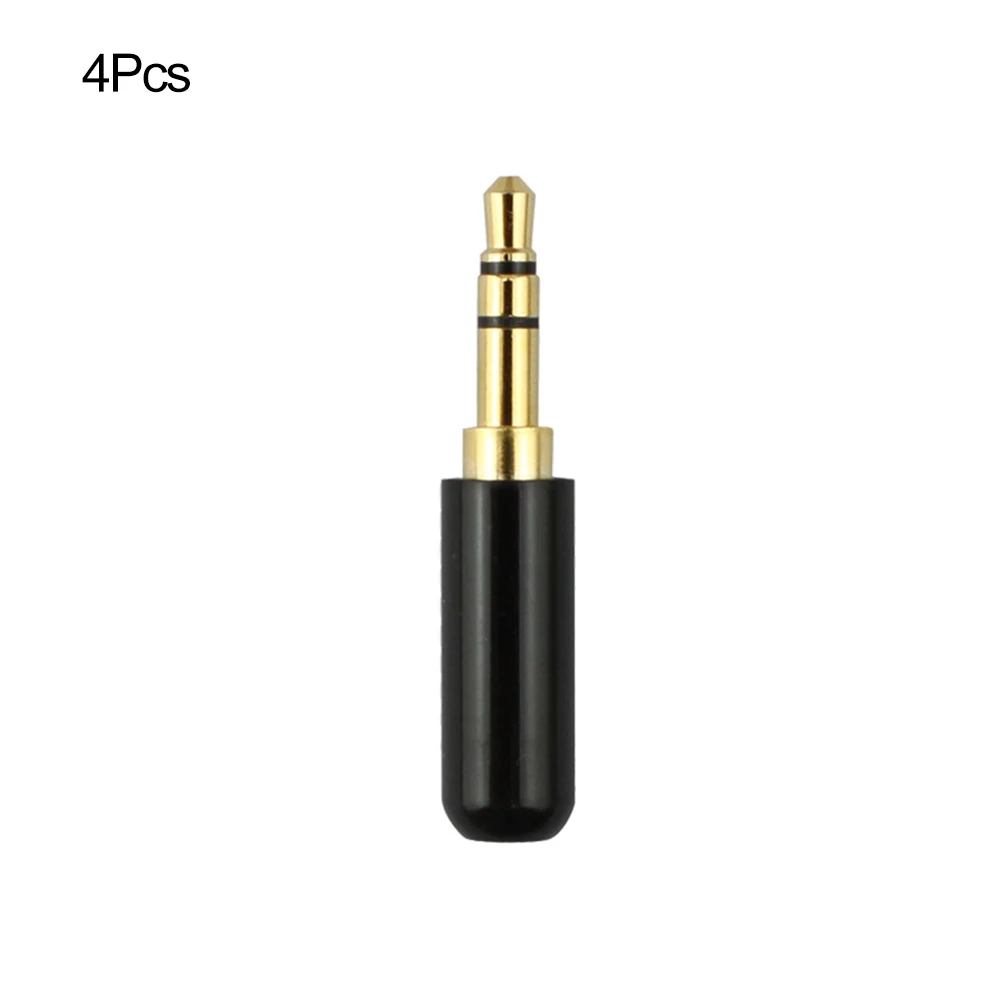 

3.5mm Three HeadphoneX Plug Connectoren Jack Connector Plug Jack Stereo Headset Dual Track 4 stks