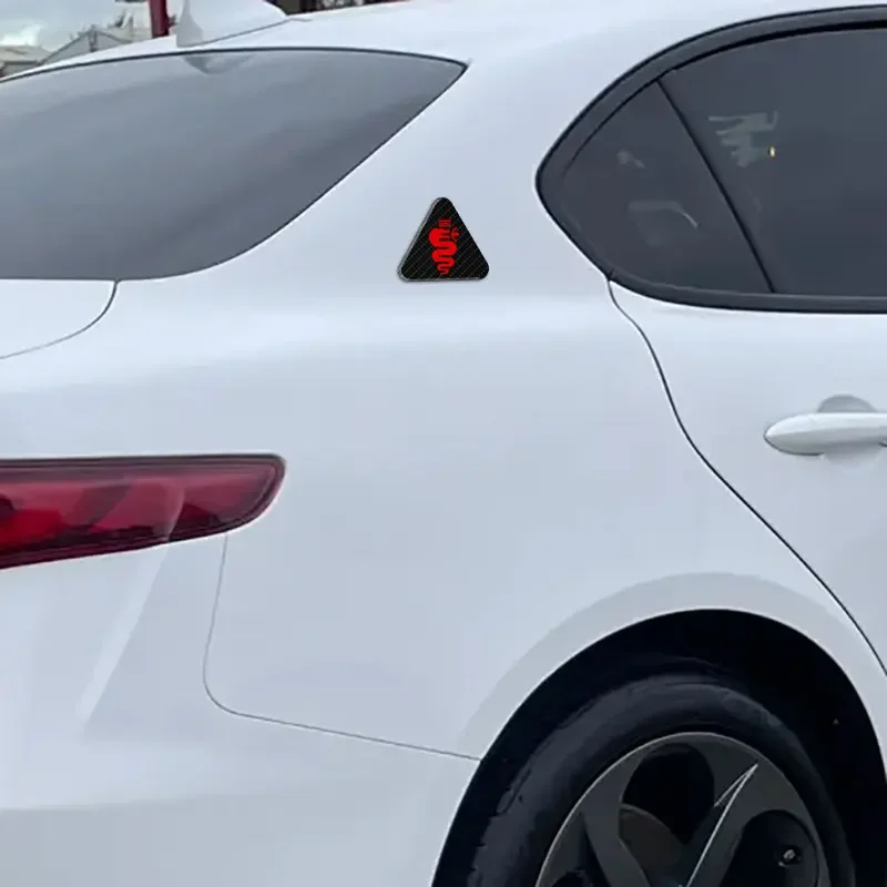 2 шт. наклейка с логотипом в виде змеи значок на боковое крыло автомобиля для Alfa