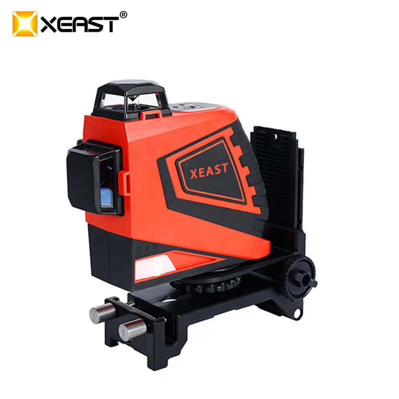 

XEAS professional 3D 12Lines red Laser Levels Self-Leveling 360 Horizontal And Vertical Cross Green Laser Beam Line