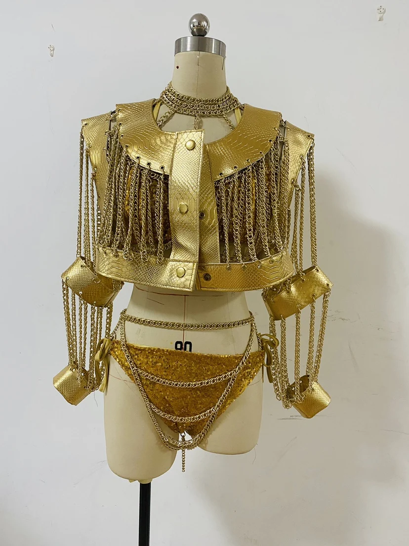 

Сексуальное женское бикини, головной убор, сценический костюм, женская одежда для ночного клуба, джаза, танцев на ГОГО, праздничная одежда