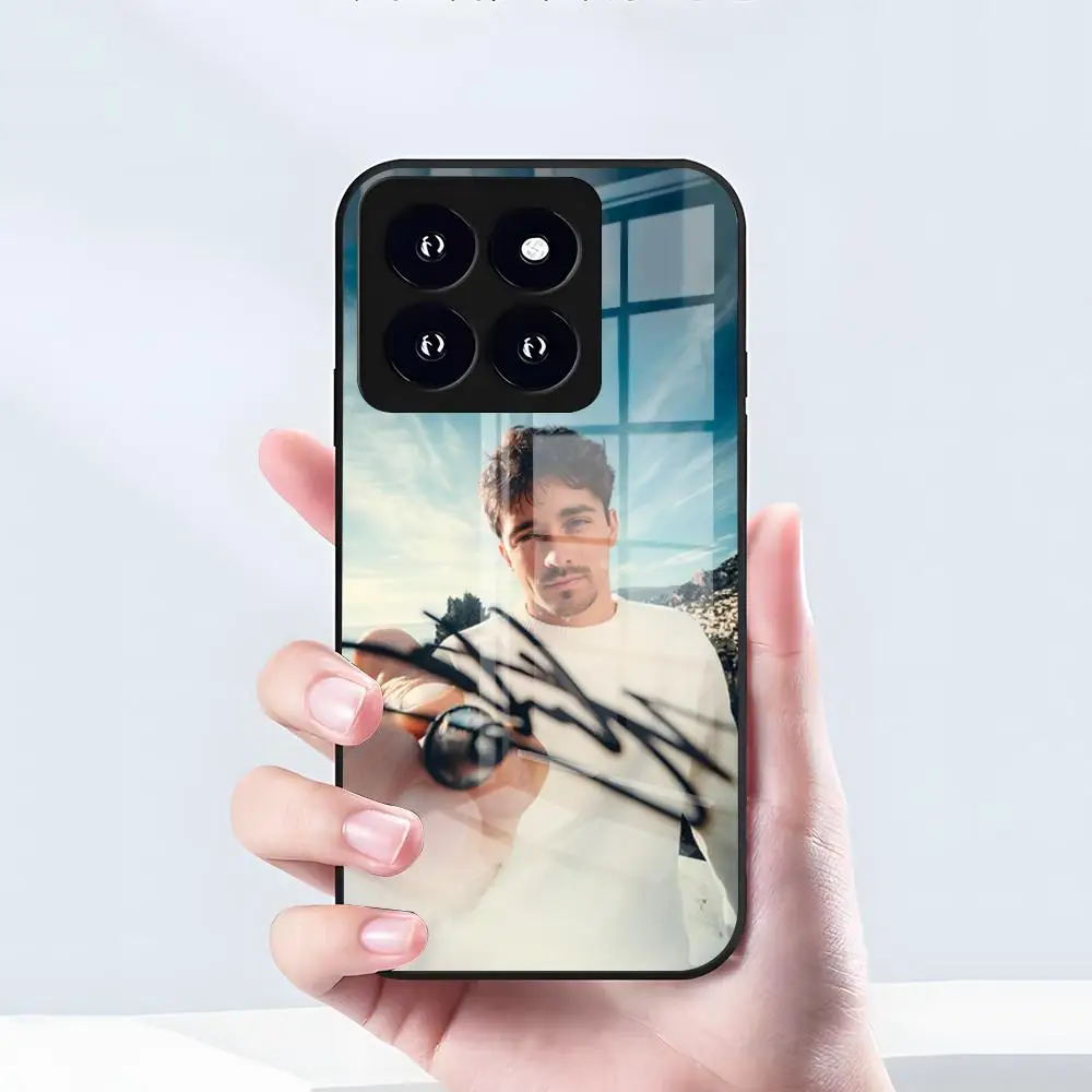 Фото Чехол для телефона Racing Driver C-Charles Leclerc для Xiaomi 17 15 14 13 12 S X Pro Lite Mi 11 Ultra T, черный, стеклянный №4