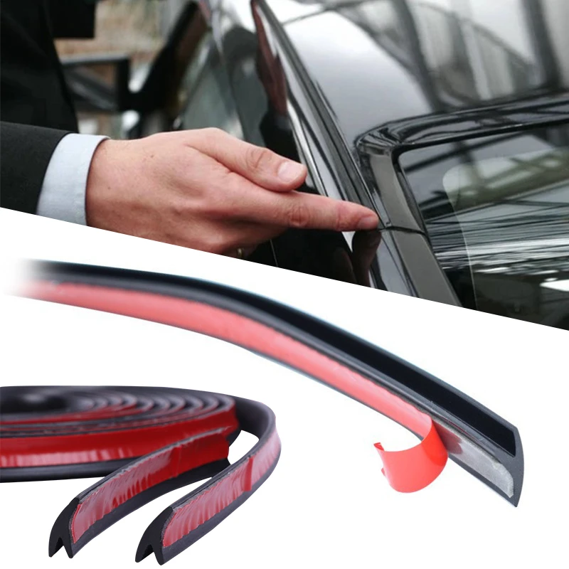 

Car Door Seal Strips Auto Seal Protector Sticker Window Edge Windshield Roof Rubber Sealing Strip Noise Insulation Accessories