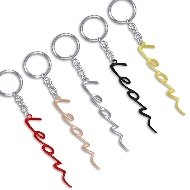

NEW For Seat Leon Emblem Car Keychain Badge Keyring Metal Key Chain Ring Holder Accessories