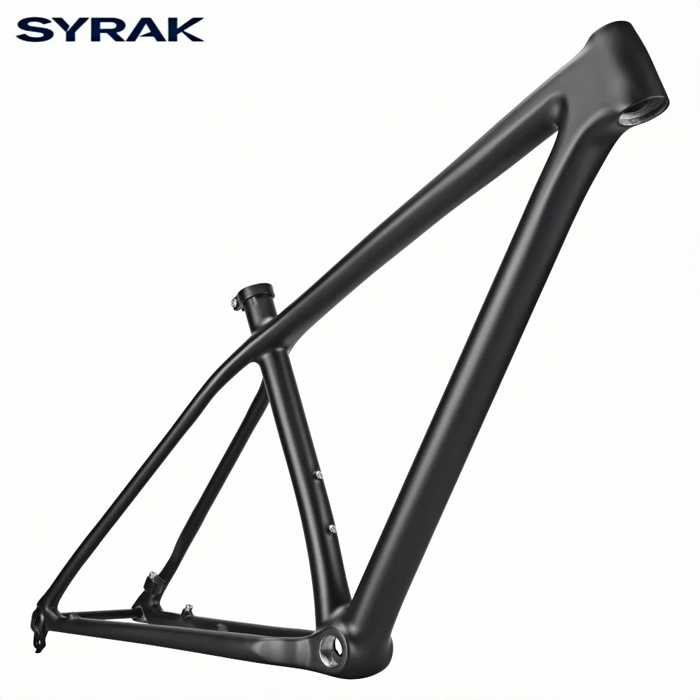 Фото Карбоновая рама для горного велосипеда SYRAK 29er MTB, Boost, 950 г, легкая, размеры S/M/L, карбоновый телескоп, карбоновый квадроциклетный каркас, рама для горного велосипеда №2