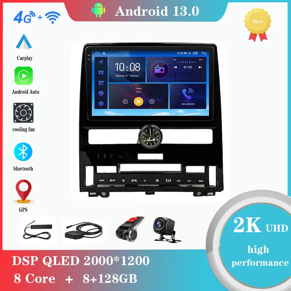 

Android 12.0 For Toyota Avalon I 2019 - 2020 Multimedia Player Auto Radio GPS Carplay 4G WiFi DSP Bluetooth