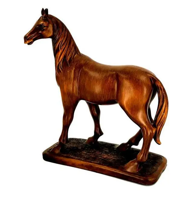 

EUROPEAN BRONZE HORSE MINIATURE MODEL HOME DECORATION FIGURINES CREATIVE ANIMAL STATUE LIVING ROOM DECORATION RESIN ORNAMENTS