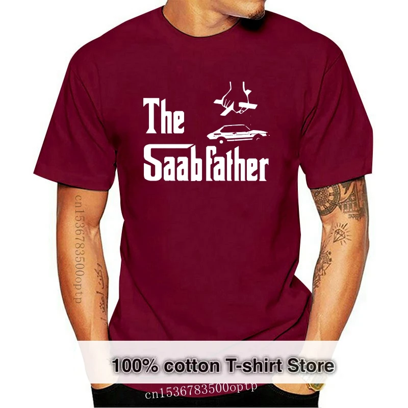 

Новинка 2018, крутая футболка, автомобиль Saab 900 Turbo Aero 9 3 9 5, Saabfather