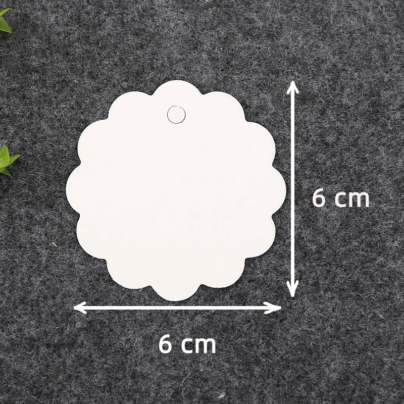 

Круглые пустые сердечные бирки из крафт-бумаги, 100 шт.