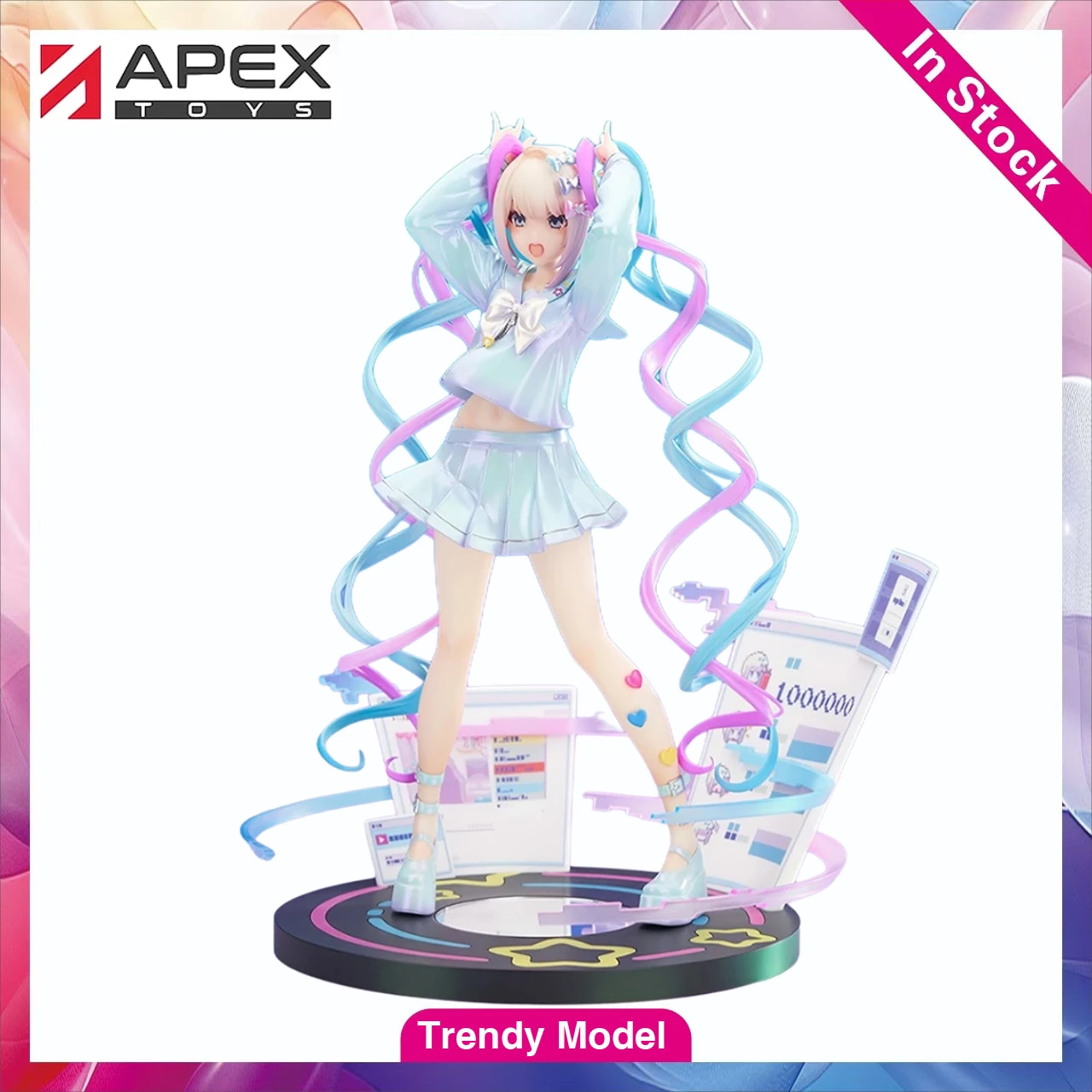 Фото 【TM】В наличии: Фигурка APEX-TOYS Anchor Girl Is Heavily Dependent on Cute Angel, масштаб 1/7, модель, игрушка, подарок, коллекционный предмет, украшение. №2