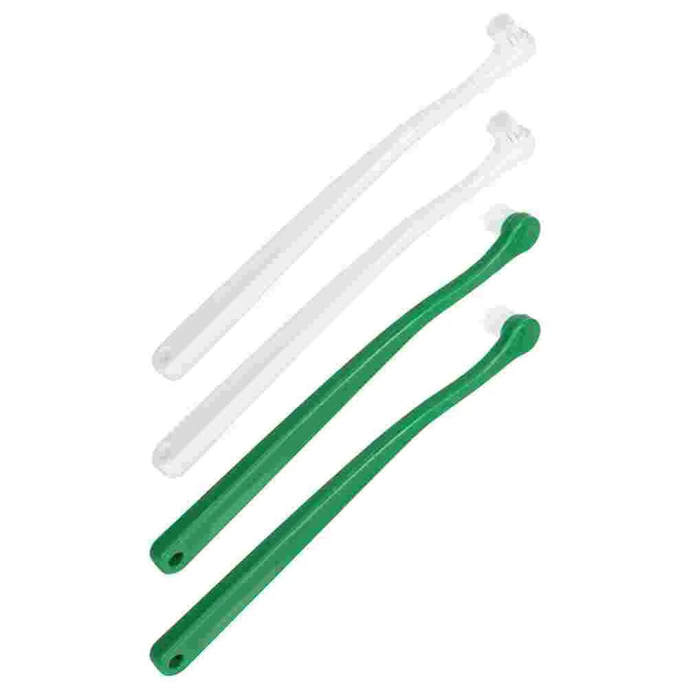 

4Pcs Portable Cat Toothbrush Handheld Dog Toothbrush Convenient Toothbrush for Puppy Kitten